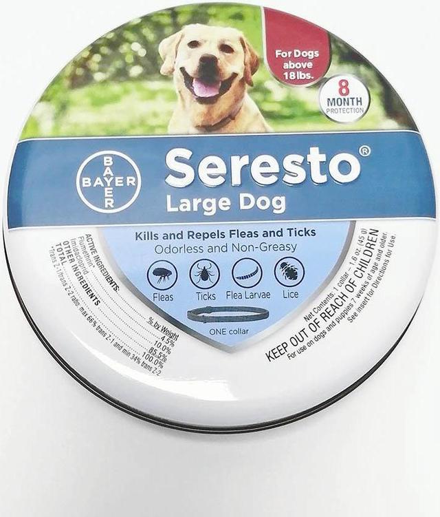 Large seresto flea store collar