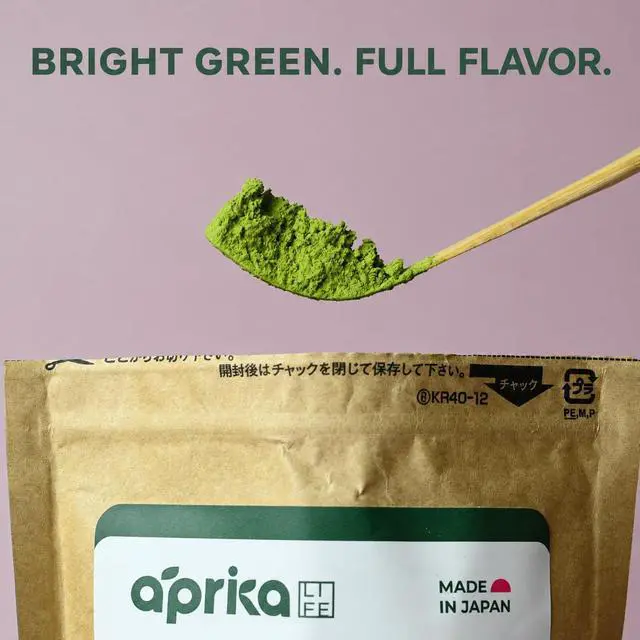 Alt view image 6 of 7 - Matcha Powder for Latte, Smoothies and Recipes, Organic Japanese Matcha Powder, Culinary Grade Green Tea Powder 3.5 oz/100g - USDA & JAS Organic by Aprika Life