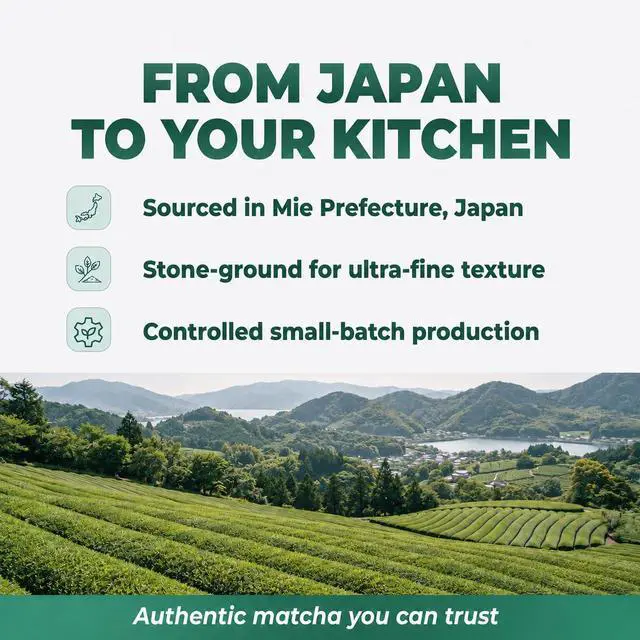 Alt view image 4 of 7 - Matcha Powder for Latte, Smoothies and Recipes, Organic Japanese Matcha Powder, Culinary Grade Green Tea Powder 3.5 oz/100g - USDA & JAS Organic by Aprika Life