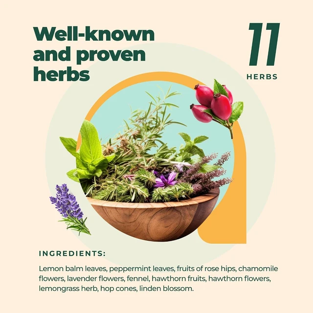 Alt view image 5 of 7 - Aprika Life Immune Support Tea with Soothing, Delicious Lemon Balm, Peppermint, Rose Hips, Chamomile, Lavender, Lemongrass. Rich in Vitamins & Antioxidants - 60 Bags