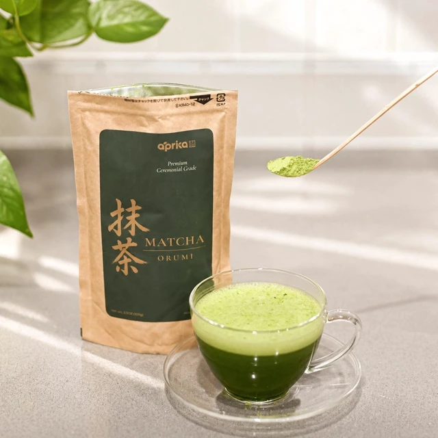Alt view image 2 of 7 - Orumi Japanese Ceremonial Matcha Powder, 100 g | First Harvest Single-Origin Mie Matcha for Lattes & Tea