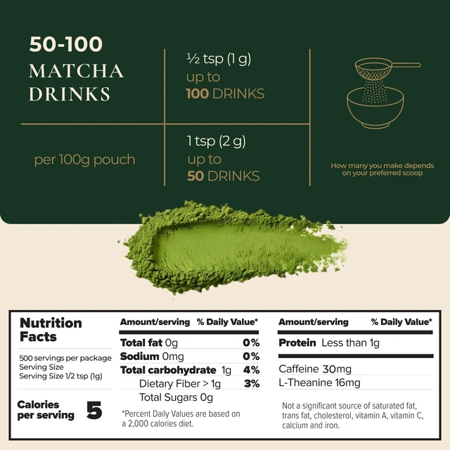 Alt view image 5 of 7 - Orumi Japanese Ceremonial Matcha Powder, 100 g | First Harvest Single-Origin Mie Matcha for Lattes & Tea