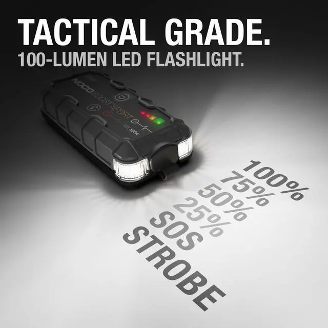 Alt view image 5 of 6 - NOCO Boost Sport GB20 500A 12V UltraSafe Portable Lithium Jump Starter - Reliable, Compact, Emergency Power