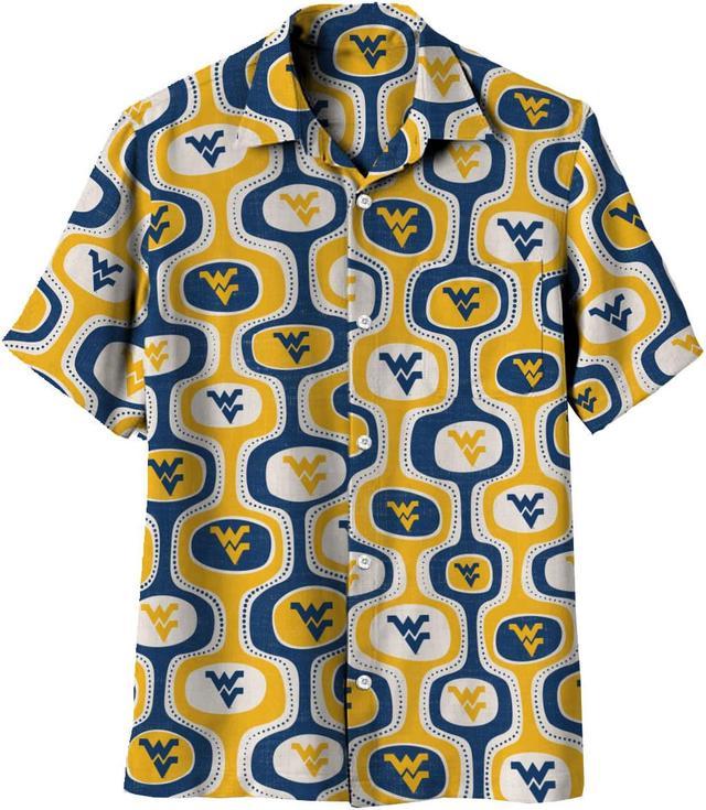 Wes and Willy Iowa Hawkeyes Mens Cabana Boy Button Down Hawaiian Shirt