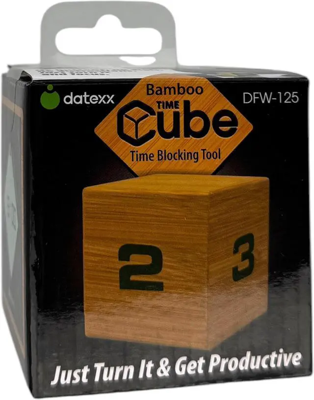 Alt view image 8 of 12 - TELEDEX DFW-125 BAMBOO TIMECUBE 1-2-3-4 MINUTES