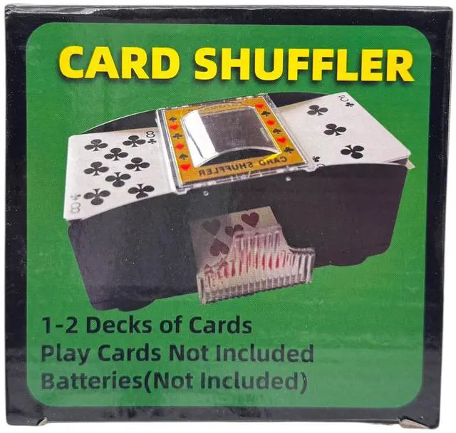 Alt view image 8 of 9 - Automatic Playing Cards Shuffler Poker Casino One/Two Deck Card Shuffler Sorter One Or Two Layers Of Automatic Casino Playing Cards Poker Shuffler Sorter US Shipping