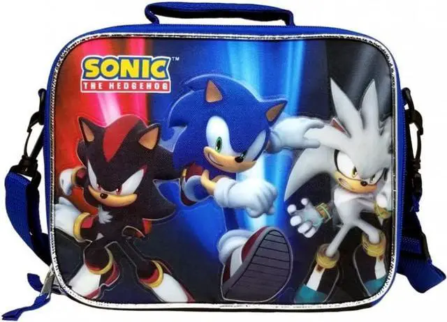 Alt view image 3 of 3 - Sonic The Hedgehog Toys Collectibles Insulated Lunch Bag with Adjustable Shoulder Straps