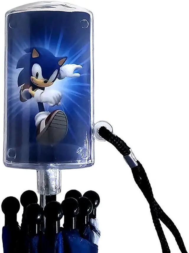 Alt view image 2 of 3 - Sonic the Hedgehog Collectibles Boy's Umbrella with Handle, Sonic Screen Print, Toys Games & Hobbies