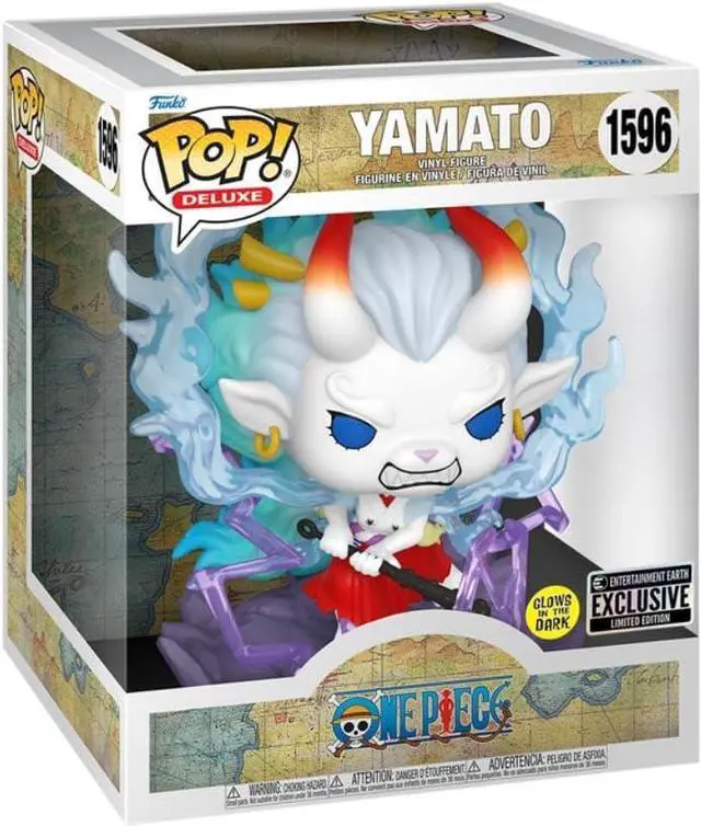 Alt view image 3 of 4 - Funko Pop! ONE Piece Yamato 6-Inch Exclusive Glow in The Dark Vinyl Figure #1596 - Hobby Collectible