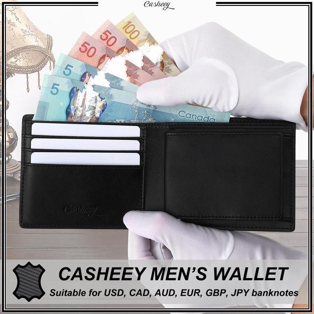 Casheey Carbon Leather Men's Wallet
