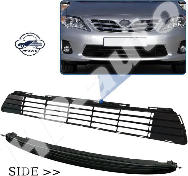 Alt view image 6 of 7 - Front Bumper Lower Grille For Toyota Corolla Sedan 4-Door 2011 2012 2013 TO1036125 5311202280