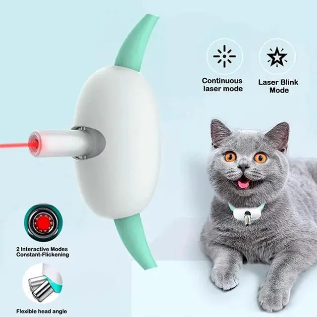 Alt view image 3 of 7 - Electric Smart Amusing Collar For Kitten,Interactive Cat Toy Pet Supplies