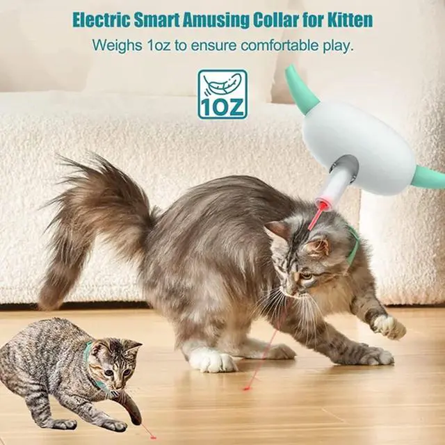 Alt view image 5 of 7 - Electric Smart Amusing Collar For Kitten,Interactive Cat Toy Pet Supplies