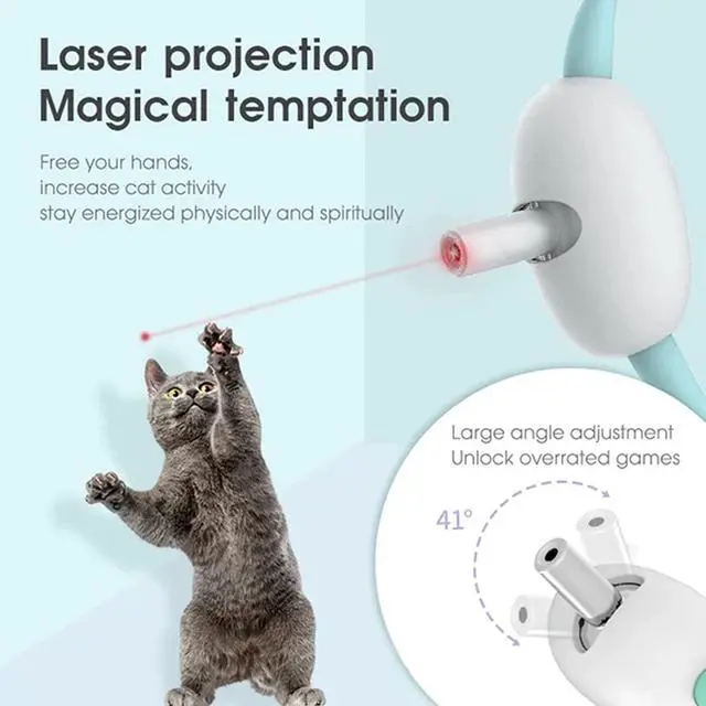 Alt view image 2 of 7 - Electric Smart Amusing Collar For Kitten,Interactive Cat Toy Pet Supplies