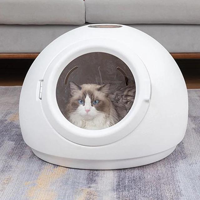 New Cat and Dog Pet Drying Box Revolving Door Lock Dryer Pet