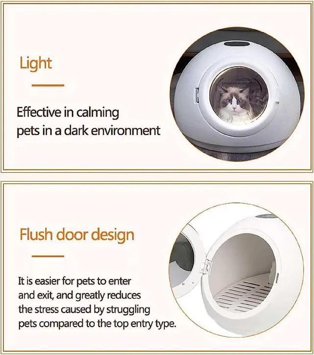 Alt view image 5 of 7 - New Cat and Dog Pet Drying Box Revolving Door Lock Dryer Pet Grooming Supplies Intelligent Temperature Control 360 Degree Circulating Air Cat and Dog Hair Dryer