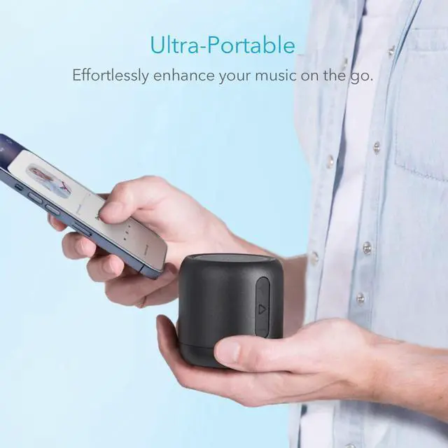 Alt view image 2 of 7 - Soundcore Mini, Super-Portable Bluetooth Speaker with FM Radio, 15H