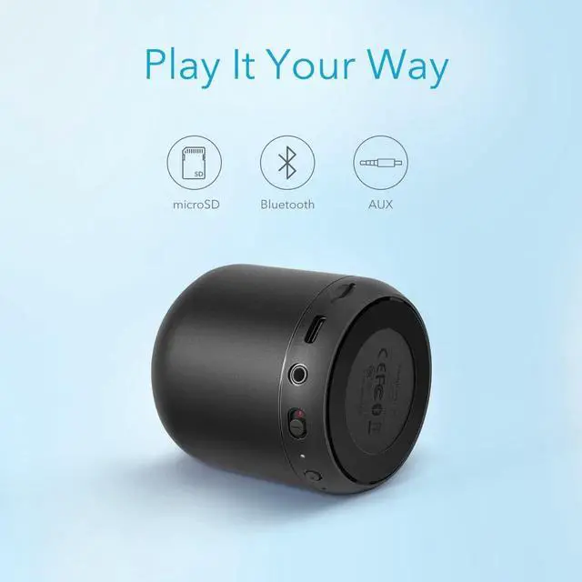 Alt view image 5 of 7 - Soundcore Mini, Super-Portable Bluetooth Speaker with FM Radio, 15H