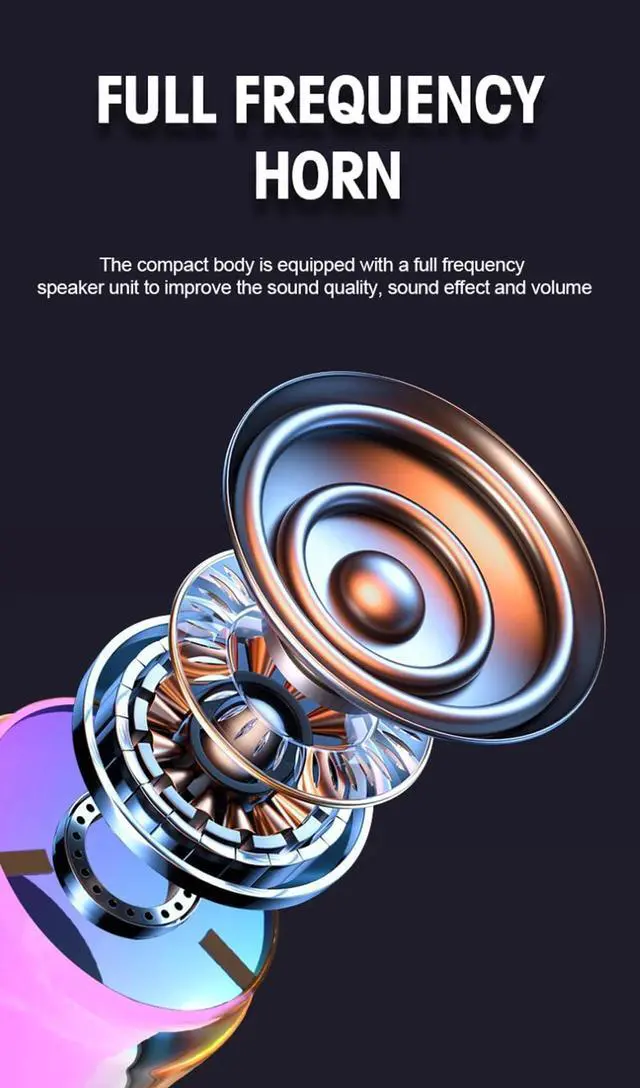 Alt view image 7 of 7 - Roopersnake Portable Bluetooth Speakers with Colorful Lights, Loud Sound, Small Bluetooth Speaker with Wireless Stereo Pairing, HiFi Sound, Long Playtime,for Shower,Home,Outdoor-W