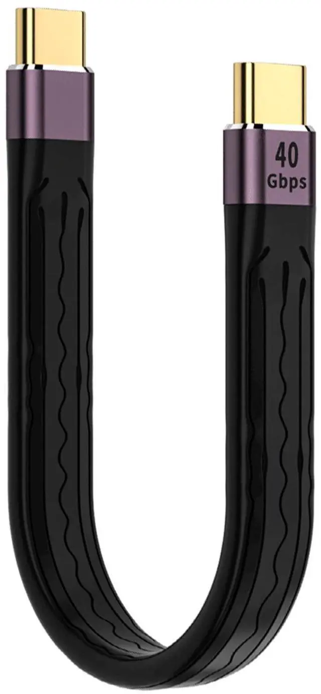 Main image of YoungSelly Short-line(2/5FT) USB C to Type C Cable,Support Thunderbolt 4/3,USB 4, PD 100W Quick Charge,8K 4K Display,40Gbps Data Transfer Sync. Transfer for External Docking,MacBook,Phone