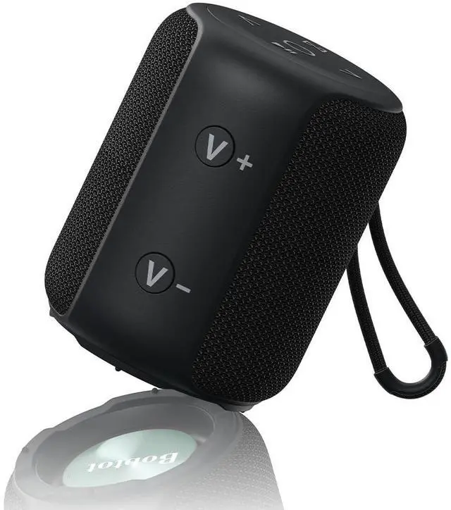 Main image of Bobtot Portable Speaker Bluetooth, IPX6 Shower Speaker Waterproof, 15H Playing Time, Loud and Stereo Sound with Bass, Dual Pairing for Party, Camping, Travel, Red
