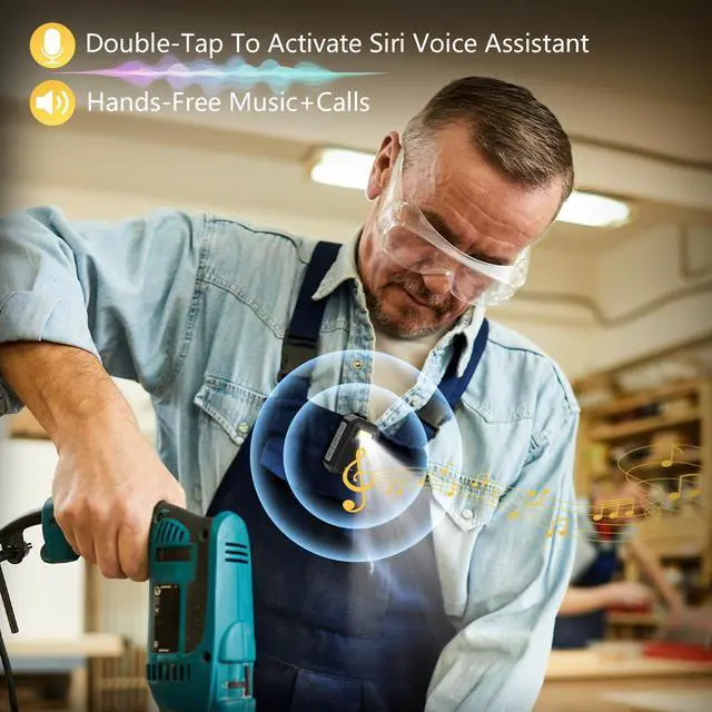 Alt view image 5 of 7 - Wearable Bluetooth Speaker IPX7 Waterproof Clip on Speaker, Mini Bluetooth Speake/Clean Sound/Stereo Pair/Wireless Running Speake Built-in Mic/Lightweight for Audiobooks Outdoor Golf Work Pool