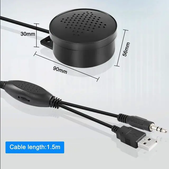 Alt view image 7 of 7 - MEIRIYFA Computer Speakers for Desktop/PC, USB Powered Portable Small PC Speaker with Volume Control for Laptop, Tablets, Monitor