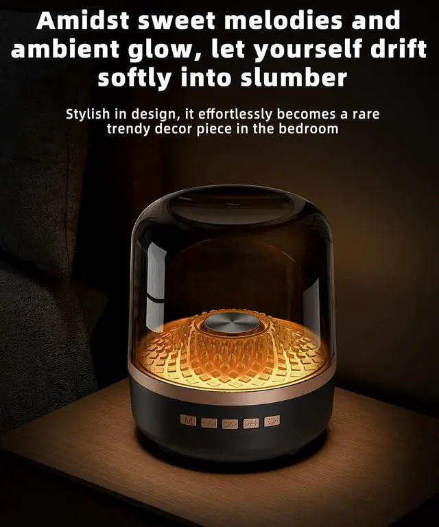 Alt view image 6 of 7 - Bluetooth Speaker with HD Sound and Lights, Portable Wireless, Long-lasting battery life, TWS Pairing, for Home/Party/Outdoor/Travel/Beach, Stocking Stuffers, White Elephant Gifts for Adults (Black)