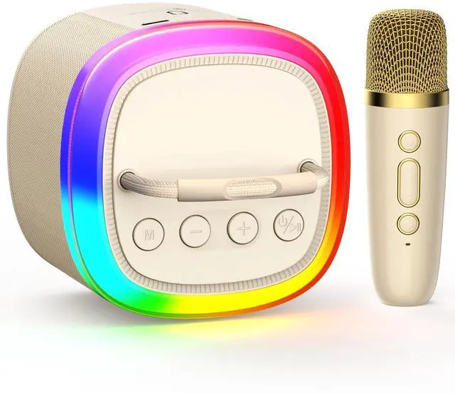 Main image of HWWR Kids Karaoke Machine: Mini Karaoke Machine with Microphone for Home Party, Kids Christmas Halloween Birthday Gifts, Music Toys for Girls Boys Teen Age 3, 4, 5, 6, 7, 8, 9, 10, 11, 12+