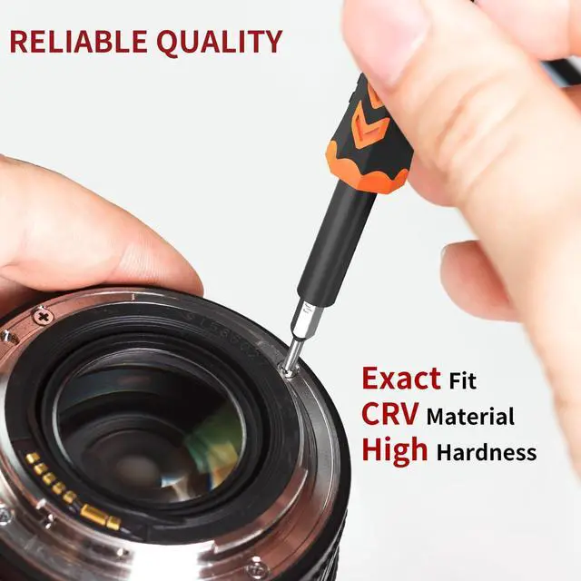 Alt view image 4 of 7 - SHARDEN 58 in 1 Small Precision Screwdriver Set Magnetic Mini Screwdriver Set with Case Professional Electronic Tools Kit for iPhone, MacBook, Computer, Laptop, PC, RC, PS4, Xbox, Eyeglasses, Watch