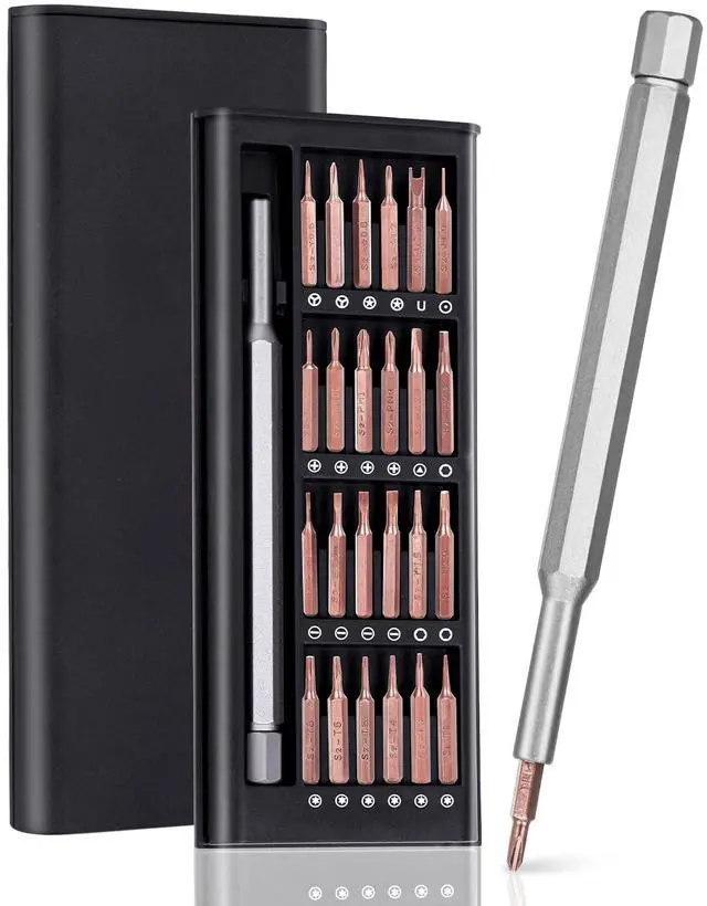 Alt view image 7 of 7 - Dndo Small Precision Screwdriver Set 25-in-1 Professional Magnetic Mini Repair Tool Kit for Laptop, Phone, PC, MacBook, Tablet, Computer, PS5, PS4, Xbox, Electronic, Glasses, Watch