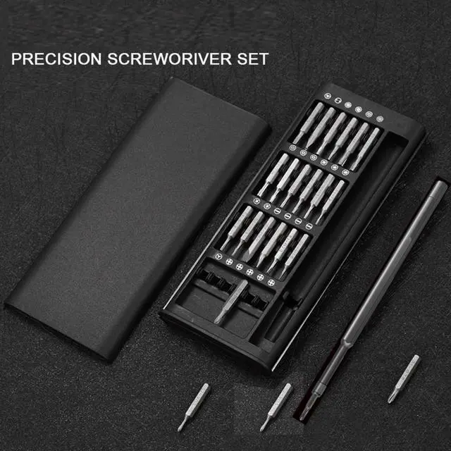 Alt view image 4 of 4 - Precision Screwdriver Set 25 in 1 Magnetic Screwdriver Set. Mini Screwdriver Set for electronics Repair Tablet, PC, Watches, Laptops, MacBooks, iPhone, PS5, Eye Glasses