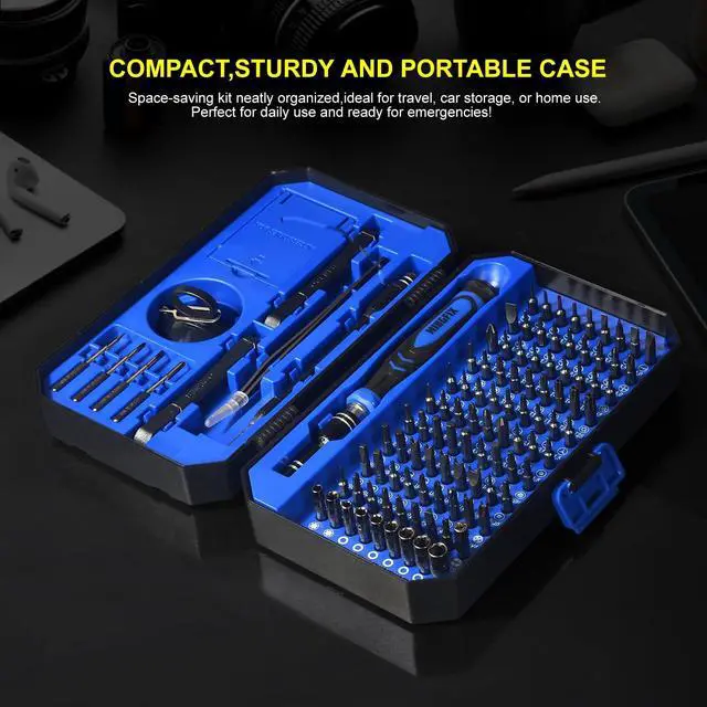 Alt view image 6 of 7 - Small Precision Screwdriver Set with 103 Multi Bits, MINGFIX 115 in 1 Magnetic Repair Tool Kit for MacBook,Laptop,PC,Computers, iPhone, Electronics,PS5,PS4,Nintendo Switch, Xbox,Watches & Eye Glasses
