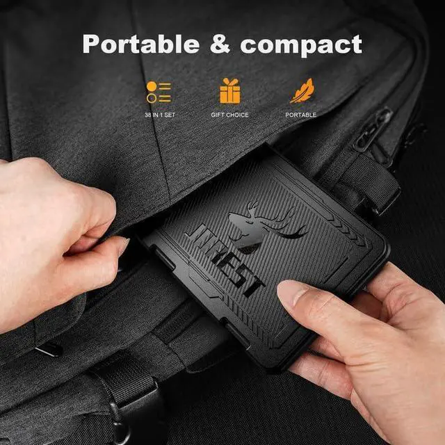 Alt view image 7 of 7 - JOREST 38Pcs Small Precision Screwdriver Set (S2 Steel), Magnetic Screwdriver Set with Torx T5 T6 T8, Mini Repair Tool Kit for Macbook, Computer, Laptop, iPhone, PS4 PS5, Xbox, Switch, Glasses, Watch
