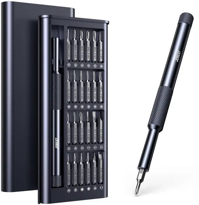 Main image of JOREST 25-IN-1 Precision Screwdriver Set, Mini Repair Tool Kit with Torx for Macbook, Computer, Laptop, iPhone, PS5, Xbox, Switch, Glasses, Watch, Ring Doorbell, Electronic, Small Gift Gadget for Men