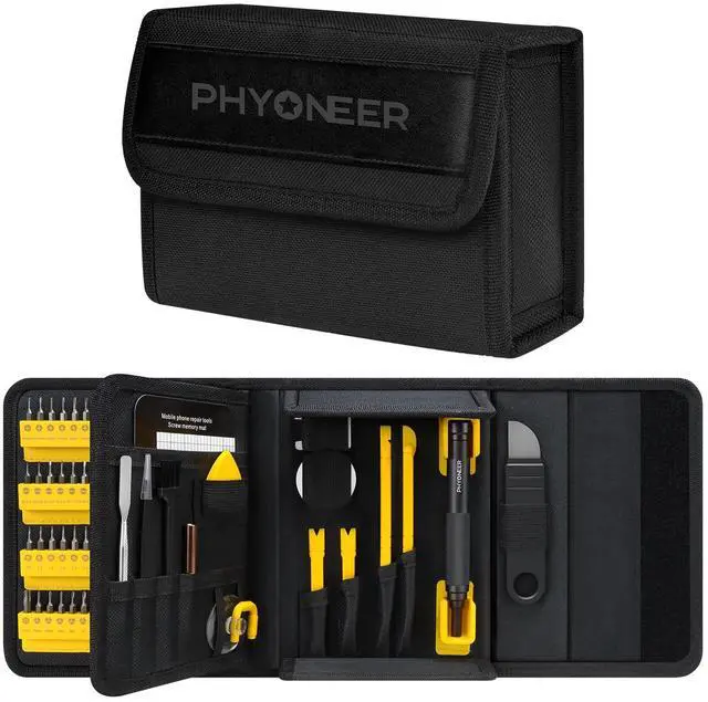 Alt view image 2 of 7 - Precision Screwdriver Sets, PHYONEER 146 in 1 Tool Kit with Alloy Mini Screwdriver, 120 Magnetic Bits, 24 Types of Accessories, Repair Tool Kit for Electronics,PC,Computer,Cell Phone,Laptop,Xbox,PS5