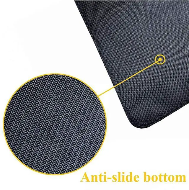 Alt view image 5 of 5 - Black and White Cherry Blossom Mouse Pad Gaming Large Mouse Pad Japanese XL Mousepad Extended Long Big Desk Mat Stitched Edges Non-Slip Rubber Base Mice Pad 31.5 X 11.8 Inch