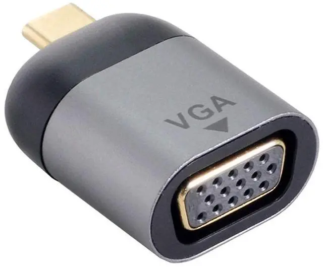 Alt view image 2 of 7 - Vszerda USB C to VGA Adapter VGA to USB Type C Cable Monitor Adapter for Tablet Phone Laptop 1080p 60hz