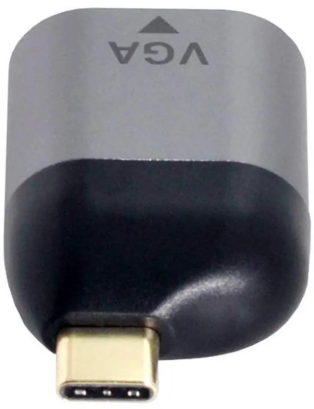 Alt view image 3 of 7 - Vszerda USB C to VGA Adapter VGA to USB Type C Cable Monitor Adapter for Tablet Phone Laptop 1080p 60hz