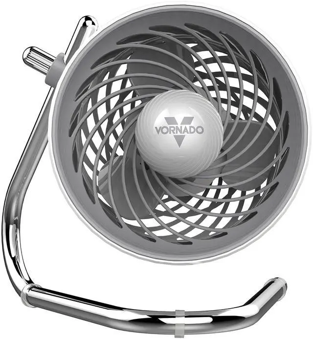 Alt view image 9 of 9 - Vornado PIVOTICE Pivot Personal Air Circulator - White