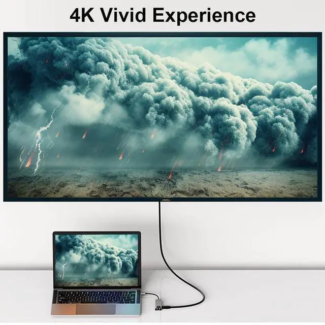 Alt view image 3 of 7 - QCEs USB C Hub Multiport Adapter, 5-in-1 USB C to Ethernet HDMI Hub with HDMI Ethernet Port, USB3.0/2.0 Port, PD Charging Compatible with MacBook Pro/Air, iPad Pro, iPhone 16/15, iMac, XPS