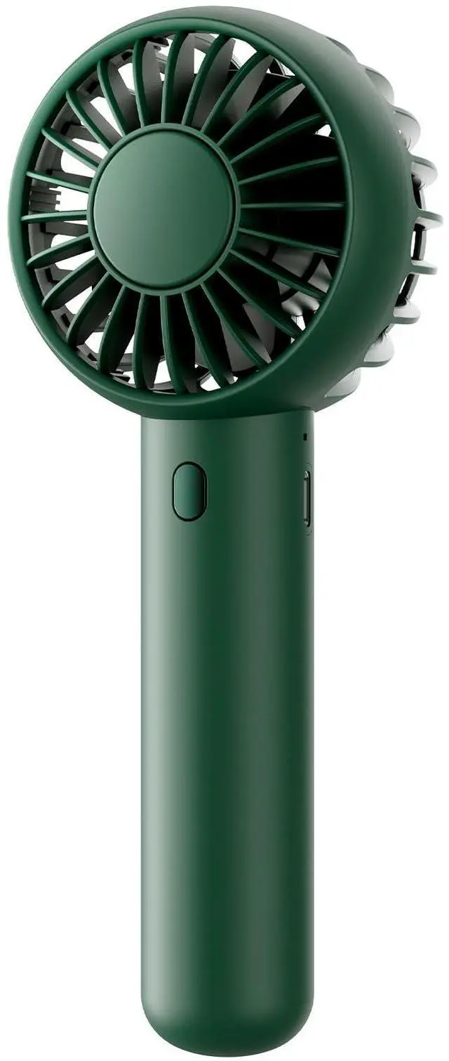 Main image of Gaiatop Mini Portable Fan, Navy Green, Cute Design, Rechargeable Battery, Handheld and Desktop, Small and Light