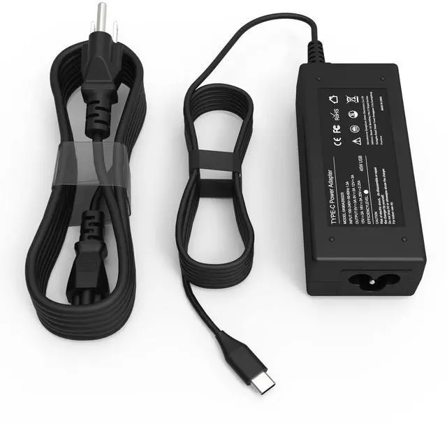 Main image of Universal 45W Type C USB C Chromebook Charger Laptop Replacement for HP 14 14A 11 11A G9 6 7 8 EE X360 14-ca051wm 14-ca052wm,Lenovo Acer Samsung Google Asus Dell Chromebook Charger, Power Cord Adapter