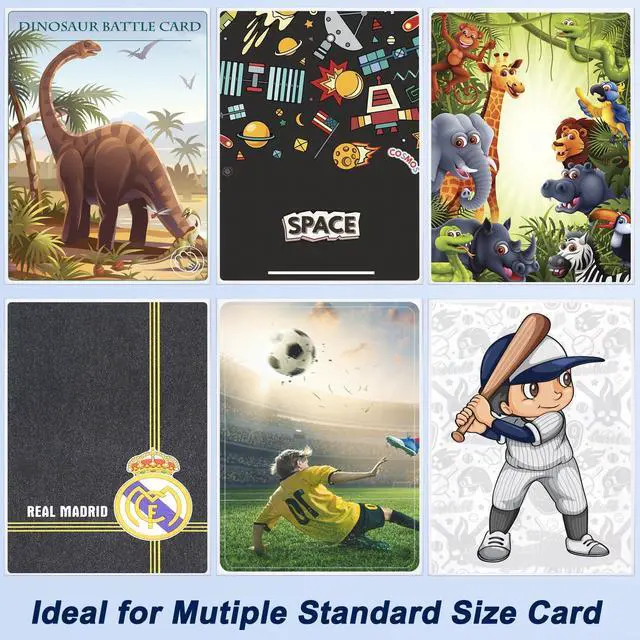 Alt view image 5 of 6 - 500 Counts Card Sleeves for Trading Cards, Soft Penny Card Sleeves Clear Plastic Card Protectors Fit for Baseball Card, Sports Cards, MTG Game Card Standard Cards