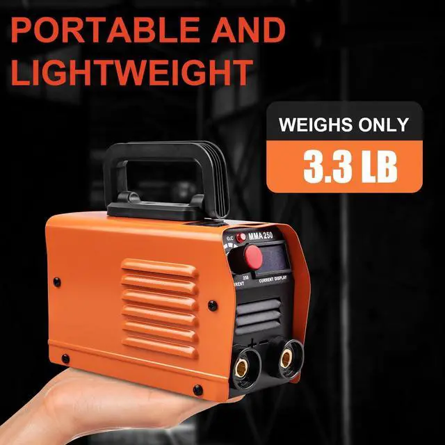Alt view image 3 of 7 - Siasky Mini Welding Machine, Upgraded Welder Machine 110V, Portable Stick Welder MMA-250A, IGBT Inverter Welder with Hot Start, Arc Force, Anti-Stick