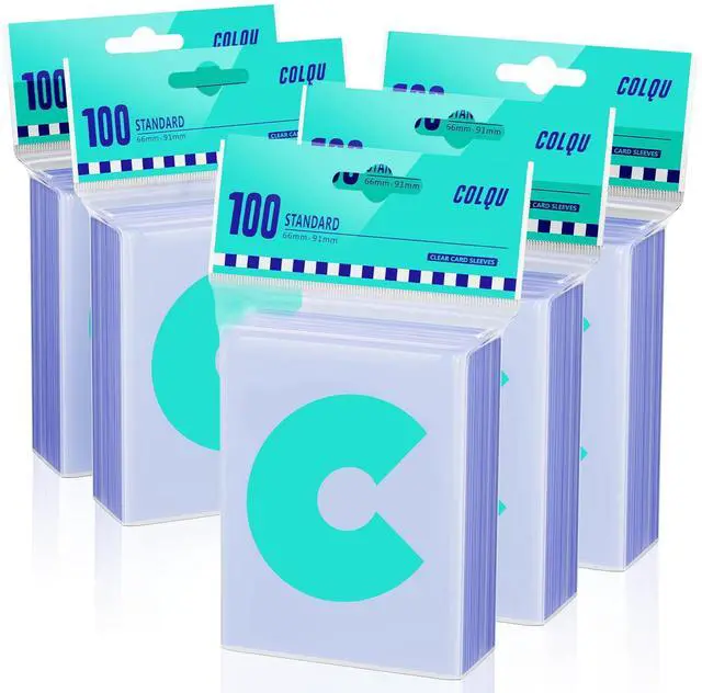 Main image of 500ct Card Sleeves for Trading Cards, Clear Penny Sleeves, Baseball Card Sleeve, Soft Sports Card Sleeve, Plastic Card Protector Fit for MTG Game Card Standard Cards