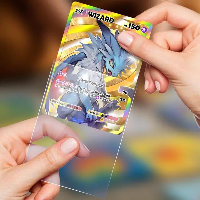 Alt view image 4 of 7 - 500 Pcs Card Sleeves for Trading Card, Soft Clear Baseball Card Sleeves Penny Sleeves Fit for Standard, Sprots, MTG, Game, Football Cards