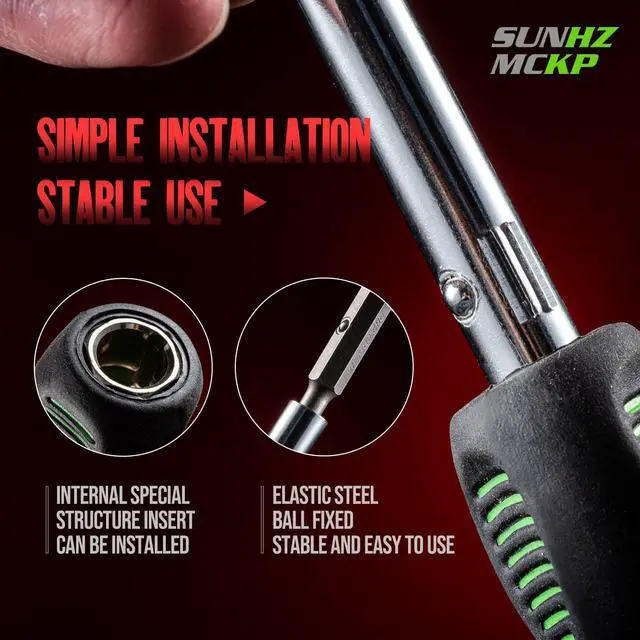 Alt view image 5 of 6 - SUNHZMCKP 8 in 1 Screwdriver, Portable multi-purpose screwdriver setHigh-Strength Bits, Phillips, Slotted, TorxSuitable for outdoor and daily repair tools,Practical hand tools