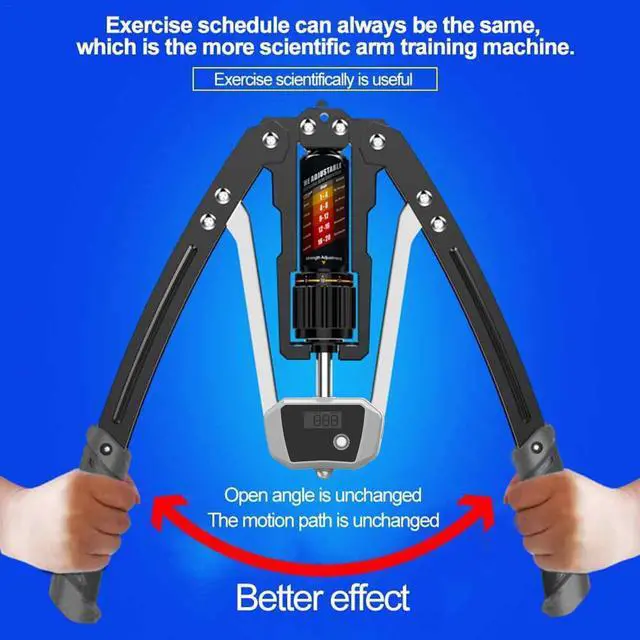 Alt view image 6 of 7 - EAST MOUNT Twister Arm Exerciser with Counter Display-Adjustable 22-440lbs Hydraulic Power, Home Chest Expander, Shoulder Muscle Training Fitness Equipment, Arm Exercise Strengthener