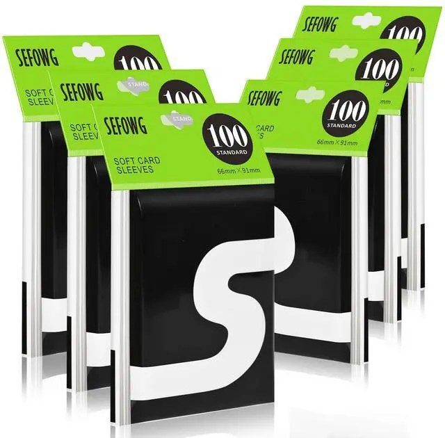 Main image of 600 Counts Card Sleeves, Penny Sleeves for Trading Cards, Baseball Card Sleeve, Clear Trading Card Sleeve, Soft Plastic Card Protector Sleeve for Sports, Football, Game Cards, MTG